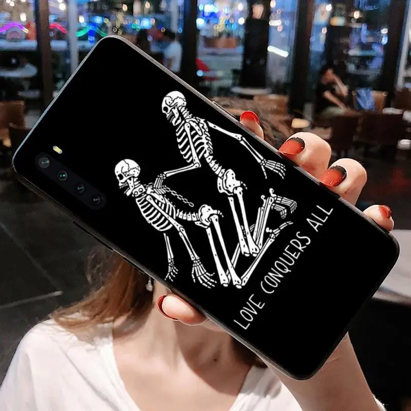 best flip cover for xiaomi Grim Reaper horror Skull Printing Soft Rubber Phone Cover for Xiaomi Mi Note 10 Lite Mi 9T Pro xiaomi 10 10 CC9 Pro 9SE xiaomi leather case color Cases For Xiaomi