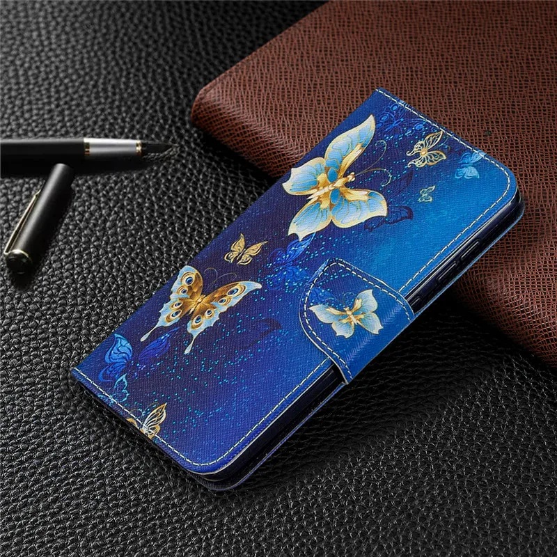 Leather Magnetic Flip Wallet Phone Case Cover - Premium  with Card Slots and Stand