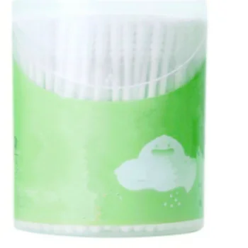 

200pcs Mummy Baby Cotton Swab Double Head Paper Shaft Children Ear Nose Clean Thin Cotton Swab Baby Special Cotton Swab