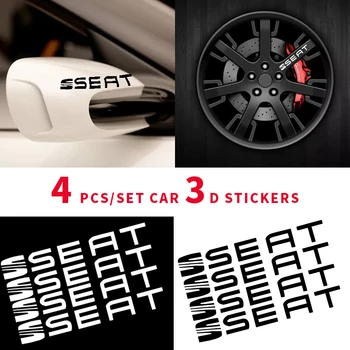 

4pcs NEW fashion Car styling Car Door Handle Decoration Sticker For seat leon ibiza Alhambra niva kalina priora granta largus