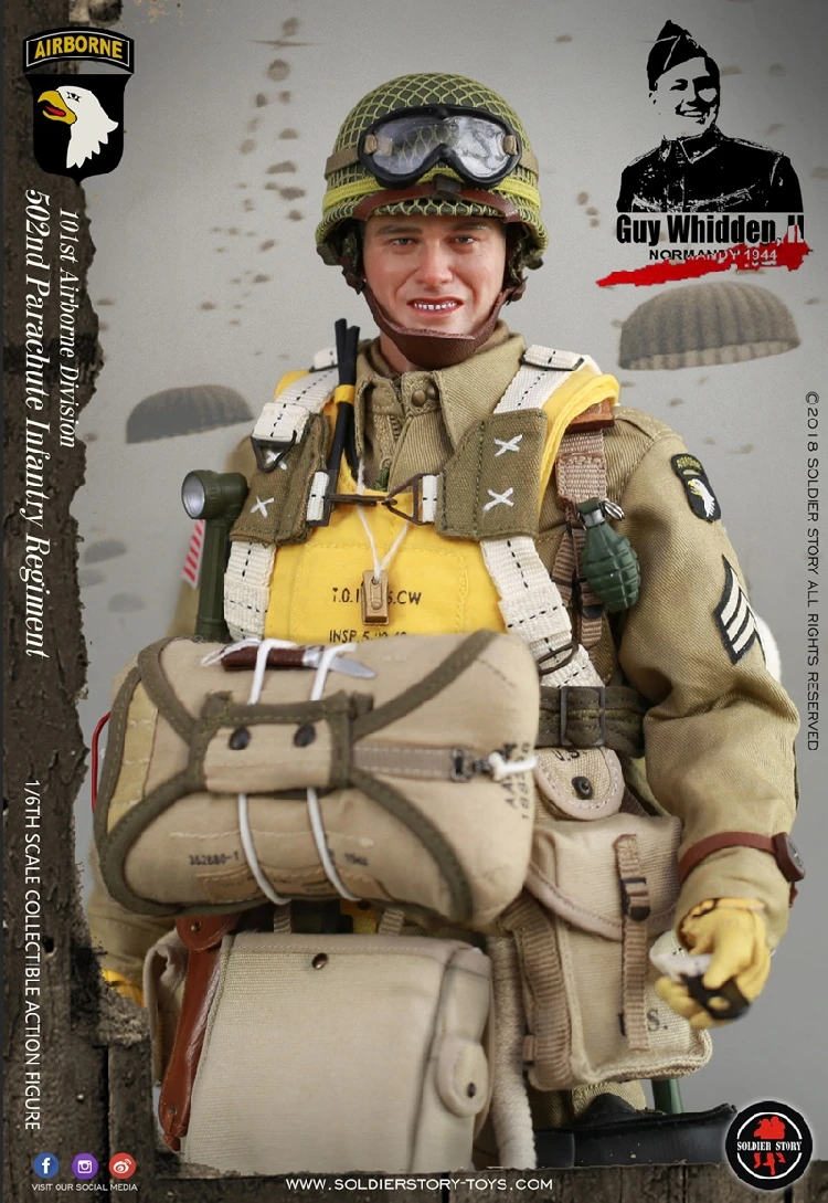 SS110 1/6 масштаб мужской Solider Второй мировой войны 101ST дивизии воздуха GUY WHIDDEN II полный набор фигурка модель для поклонников подарки