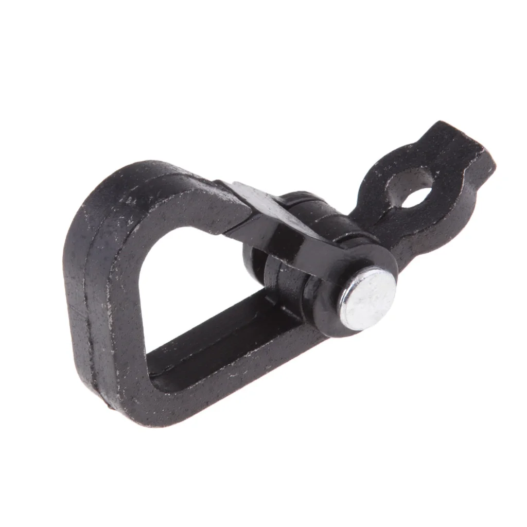 

Aluminum Alloy Motorcycle Spring Clip Snap Hook Luggage Hanger Black