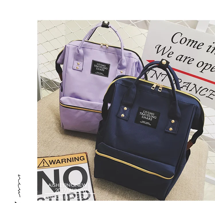 Женский рюкзак, Повседневная Лучшая дорожная сумка, японская школьная сумка с кольцом, модная сумка через плечо для девочек-подростков, рюкзак, рюкзак
