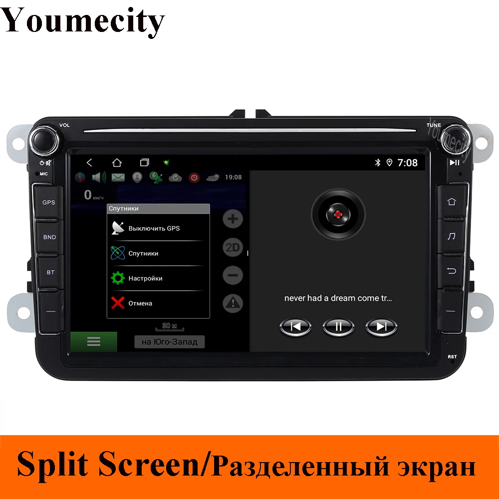 Flash Deal Android 9.0 Octa Core Car DVD Video Gps player for VW Volkswagen Jetta Transporter T5 EOS Touran Scirocco Sharan Bora Head Unit 4