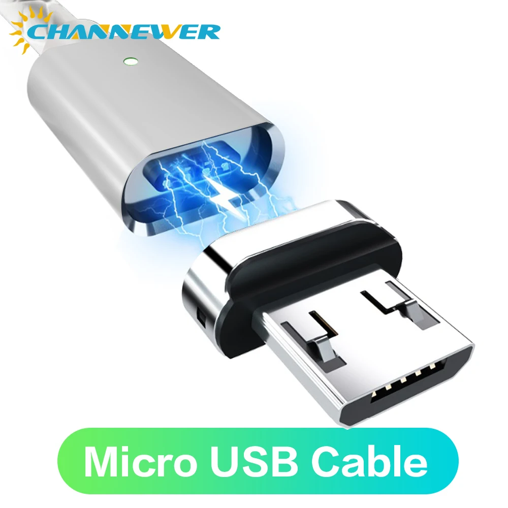 Магнитный кабель STONEGO, быстрая зарядка, магнитный кабель Micro USB и type C, кабель для синхронизации данных, кабели для телефонов, быстрая зарядка, магнитное зарядное устройство, кабель - Цвет: White Micro Cable