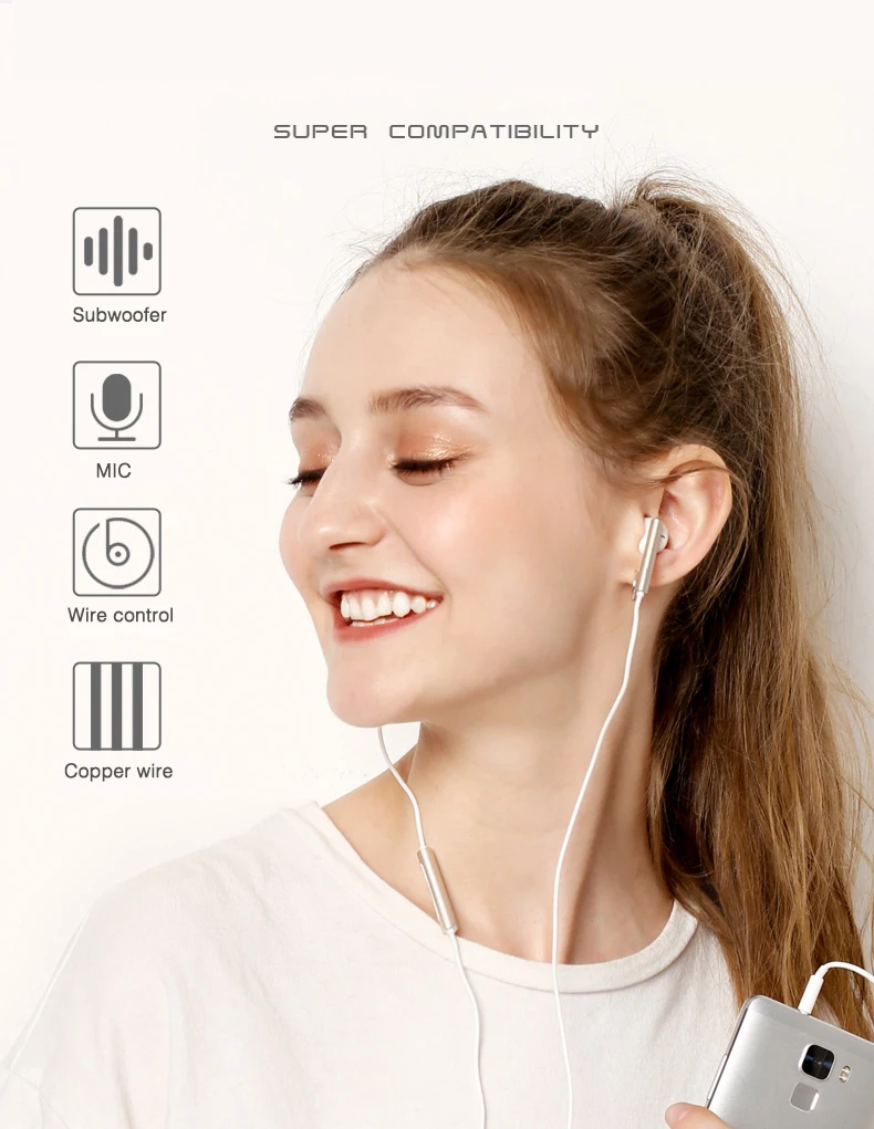 Металлические наушники для HUAWEI AM116 Honor AM115, 3,5 мм, Наушники Hearphone, гарнитура, микрофон, объем P10 Plus P9 P8 P7 Lite mate 8 9 6X V9