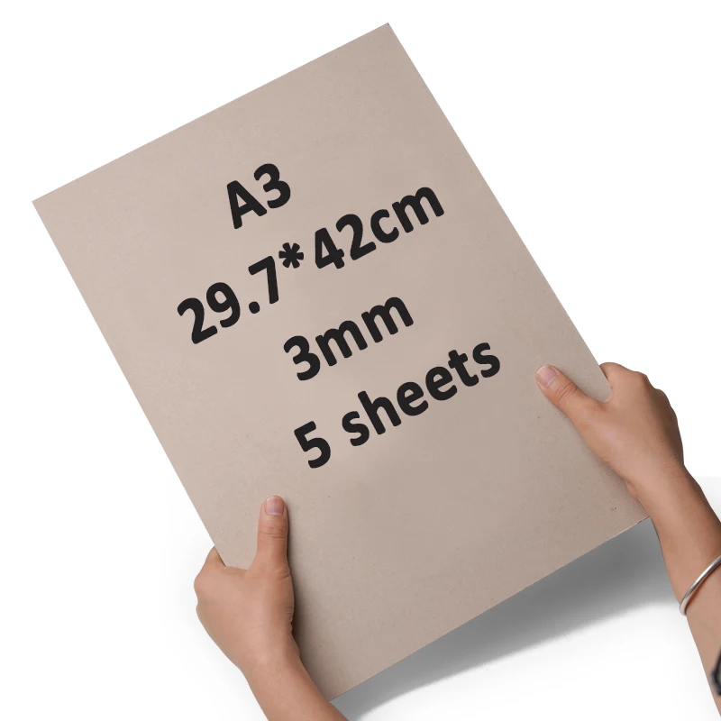 A4 A3 White Thicked Kraft Paper DIY Handmake Card Making Craft Paper Thick  Paperboard Cardboard 1 2 3MM Chipboard backing board - AliExpress