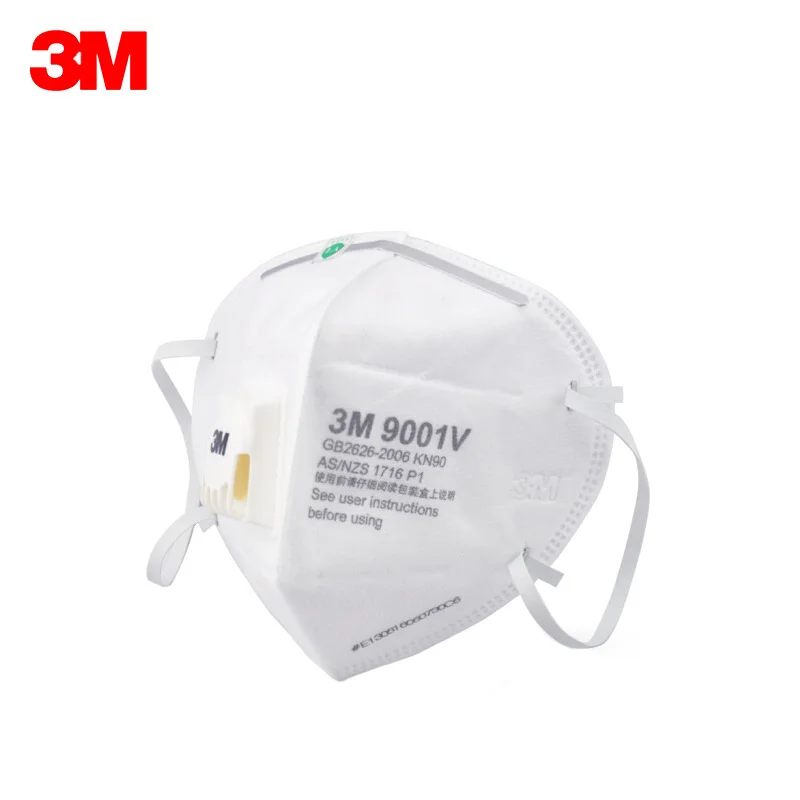 

Brand 3M mask 9001V 9001anti-fog dust disposable mask with respiratory valve protective labor protection dust mask PM2.5