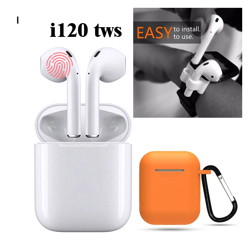 

old town I120 tws i120 wireless Bluetooth5.0 touch headset mic pk mi band 2 i14 tws I 14 i14tws free shipping AirPods