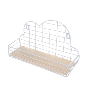 

1Pc Iron Rack Fashion Practical Creative Wall Ornament Hanging Basket Kitchen Organizer