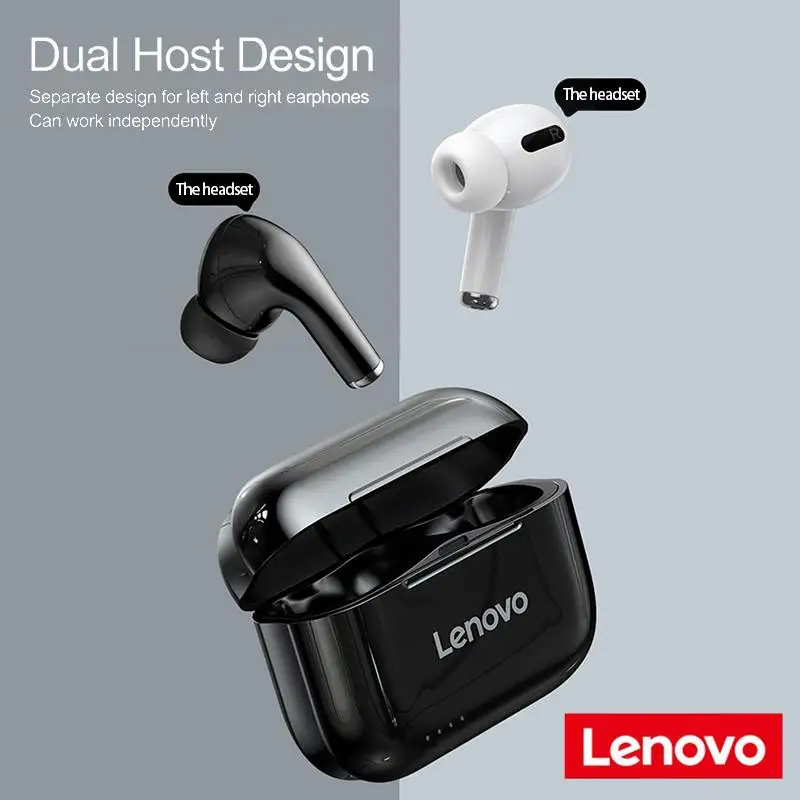 

2020 Lenovo LP1S TWS Wireless Earphone Bluetooth Upgraded Version 5.0 Dual Stereo Touch Control 300mAH Ø³Ù…Ø§Ø¹Ø© Fone de Ouvido