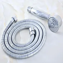 

Polished Chrome Bathroom Telephone Shape Hand Spray Handheld Shower head 1.5m Hand Held Shower Head Hose ahh023