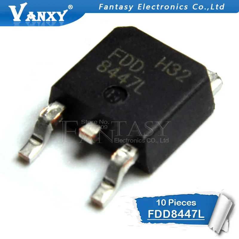 Mosfet Transistor 10PCS FDD8447L TO-252 FDD8447 MOS FET Transistor