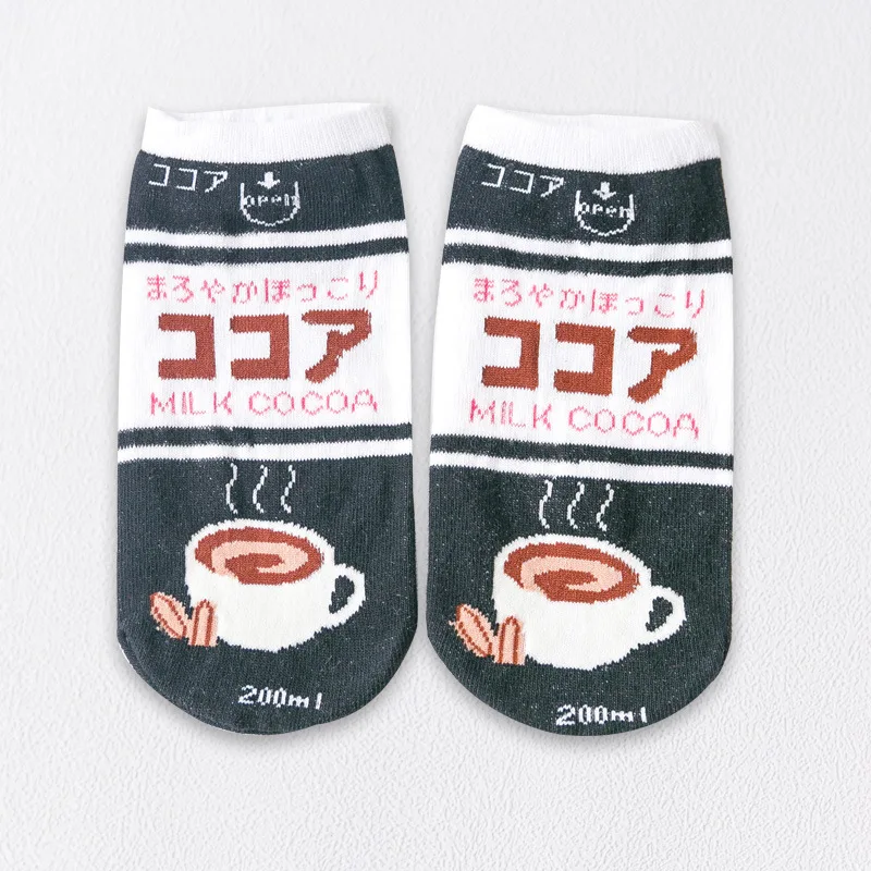 

Women's Socks Cute and Funny Cartoon Fruits Happy Food character Socks