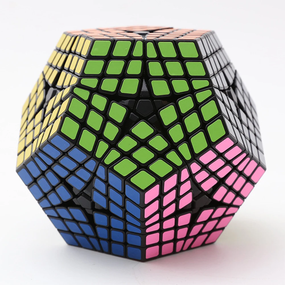 

6x6x6 Sixth Order Megaminx Dodecahedron Puzzle Cubes Brain Teaser Magic Cubes