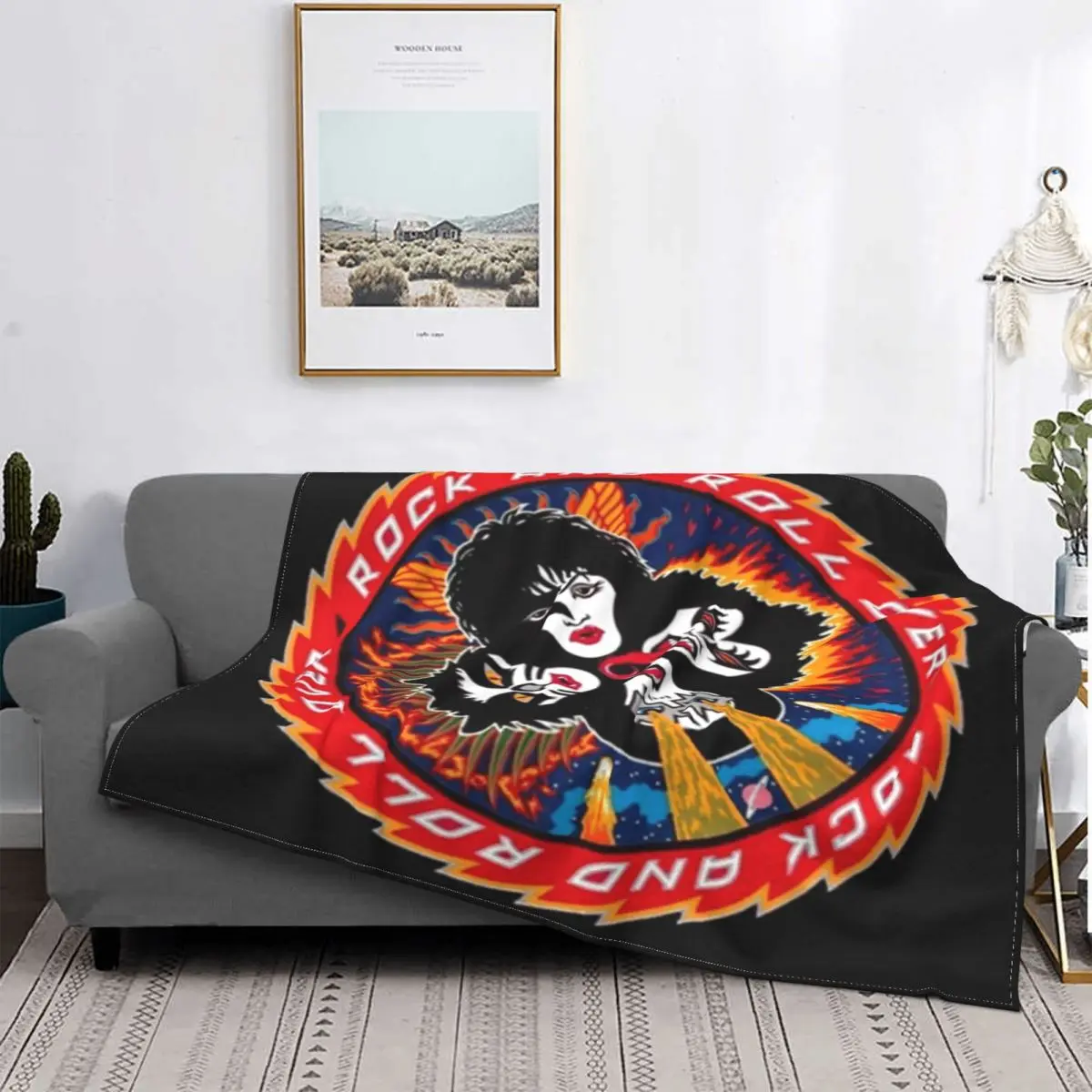 Одеяло Kiss Band 1711 покрывало для кровати пледы постельное белье пляжное с капюшоном
