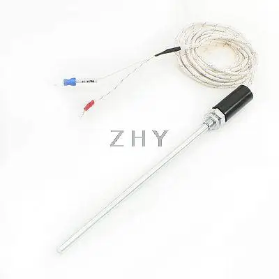 

7mm x 200mm Temperature Sensor Head K Type Thermocouple Probe 10Ft Length