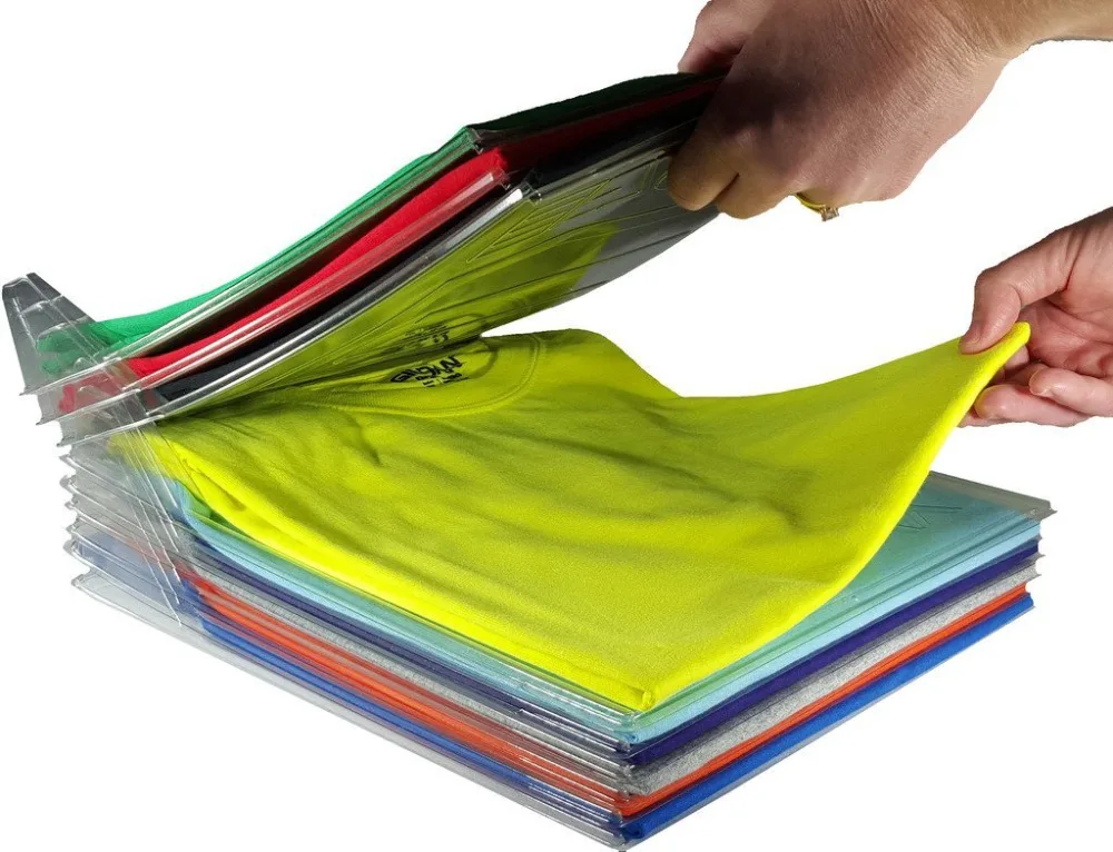 

Practical Fast Clothes Fold Board Clothes Organization System Shirt Folder Travel Closet Drawer Stack Household Closet Organizer