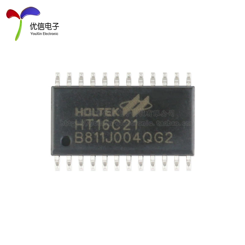 5 조각  원래 패치 HT16C21 SOP24 램지도 20*4/16*8 LCD 드라이버