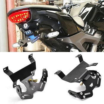 

Motorcycle License Plate Bracket Holder Mount LED Light for HONDA CB125R CB250R CB300R 2018-2020