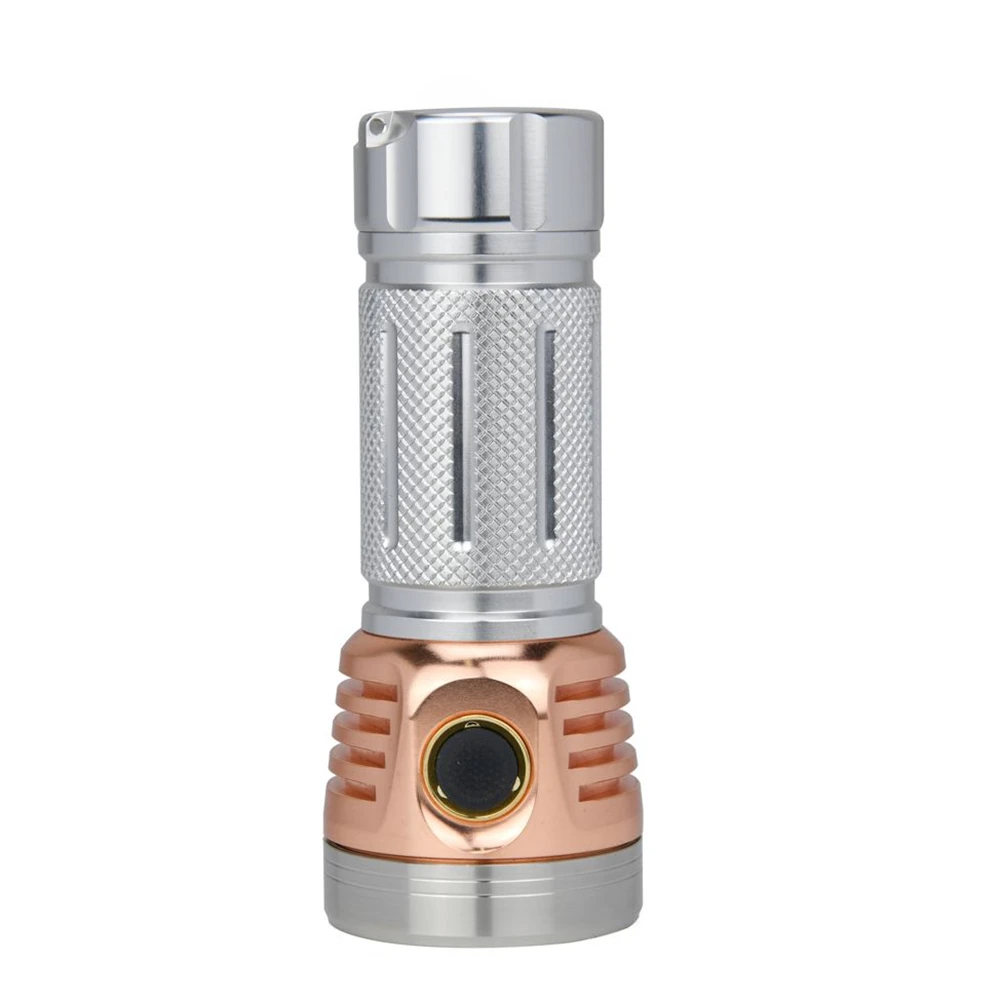 Astrolux MF01 мини медный алюминий 7* SST20 5500lm EDC фонарик+ 26650 5000 мАч 3C зарядная батарея факел Светодиодная лампа фонаря