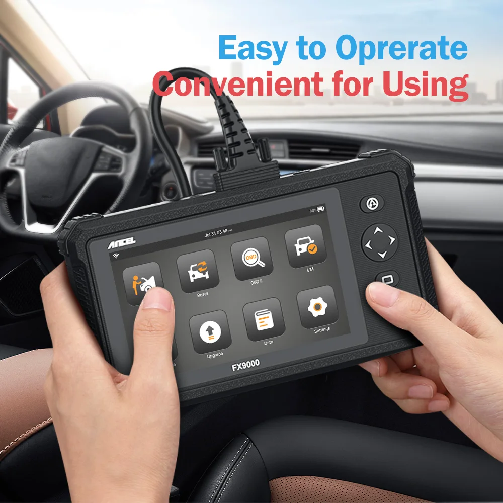 Ancel FX9000 полная система Профессиональный OBD2 автомобильный диагностический