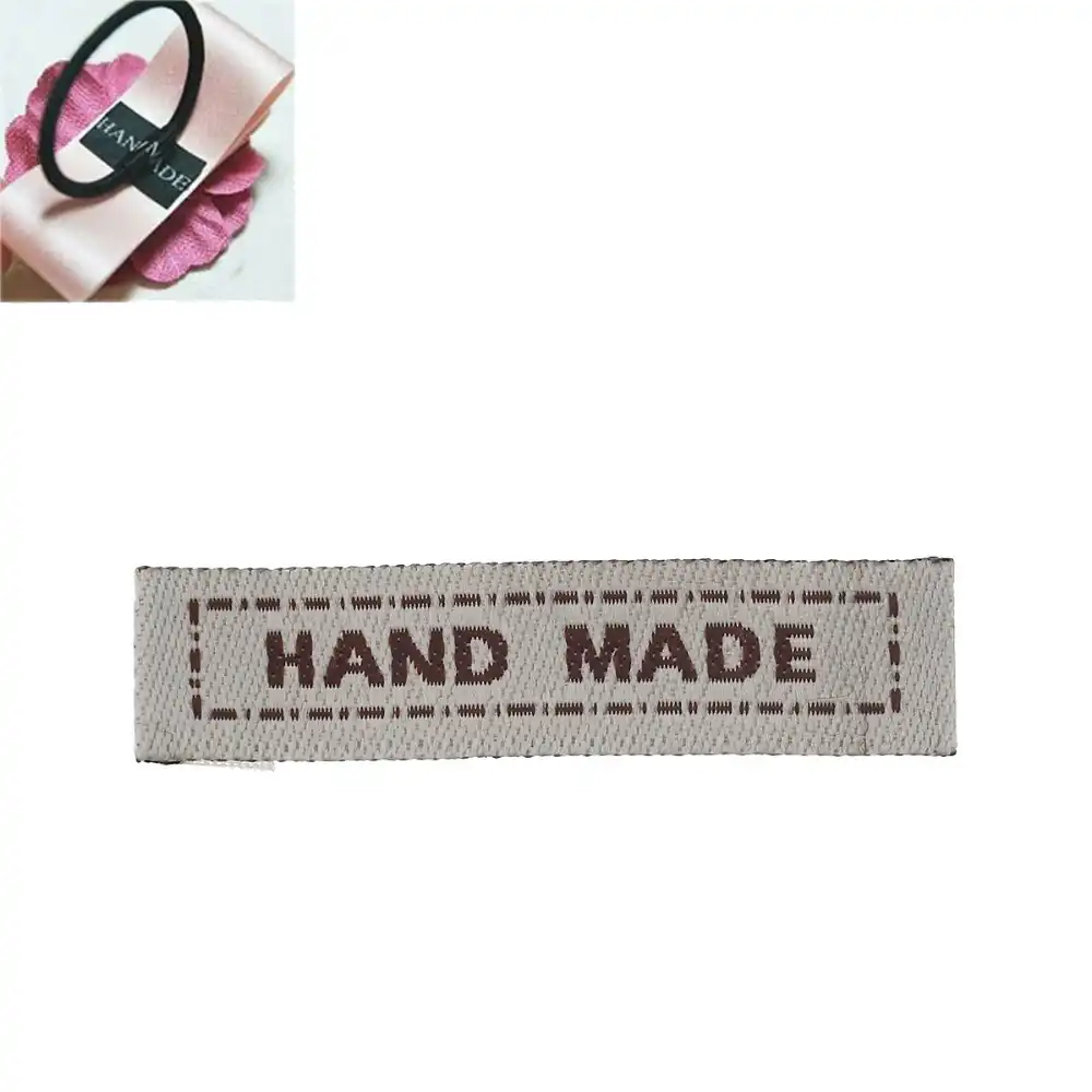 100pcs Pack Washable Woven Name Labels Garment Fabric Tags Marker Set Handmade Clothing Care Labels For Clothes 4 5cm Aliexpress