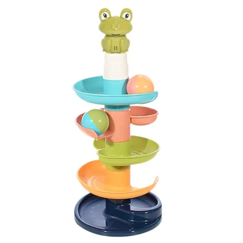

Baby Ball Drop Toys Track Toy Toddlers Swirl Ball Ramp Ball Drop Tower Learning Tower Activity Toy Baby Educational Toy