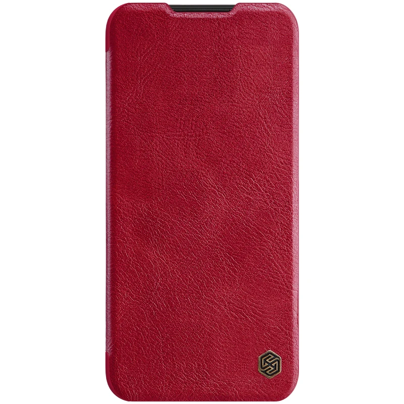 Red Nillkin для Xiaomi Redmi Примечание 8 7 s 6 iPad Pro чехол из натуральной мягкой из искусственной кожи чехол для задней панели телефона флип чехол Redmi Note8 Note7 Note6 Pro - Цвет: Red