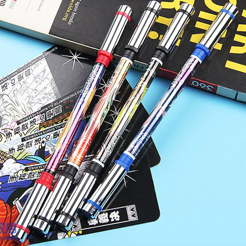 

Rotating pen plus long section V9 professional pen metal weighting stability 20cm collector's edition game dedicated Oily pen