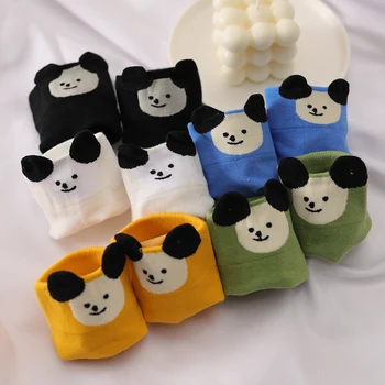 

animal print cartoon socks cute happy calcetines woman harajuku kawaii women skarpetki damskie mujer femme chaussettes sock meia