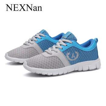 

NEXNan Mesh Kids Sneakers For Children Casual Shoes Boys Sneakers Girls Shoes Breathable Sport Running Trainers School Footwear