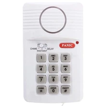 Alarme de porte sans fil, clavier anti panique, pour maison, bureau, Garage, hangar