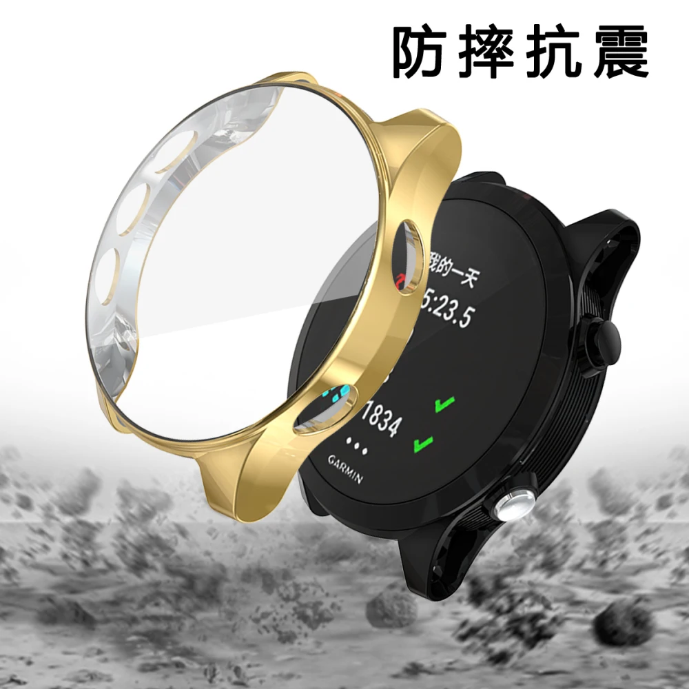 Защитный чехол для Garmin Forerunner 935 945 SmartWatch Браслет циферблат чехол 360 прозрачный мягкий ТПУ чехол Полный экран защитный корпус