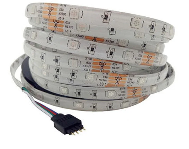 Светодиодный светильник 2835 SMD RGB лента 5 м 10 м 15 м 20 м DC12V 3528 5050 Гибкая RGB Светодиодная лента e лента Диод+ WiFi контроллер+ адаптер