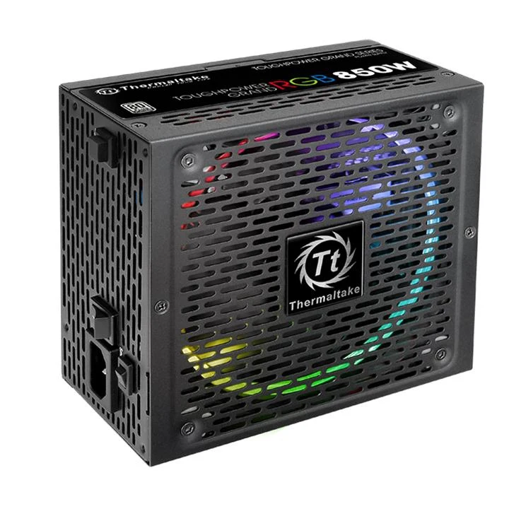 Блок питания Thermaltake ATX 850W Toughpower RGB 80+ platinum(24+4+4pin) APFC 140mm fan color LED 1