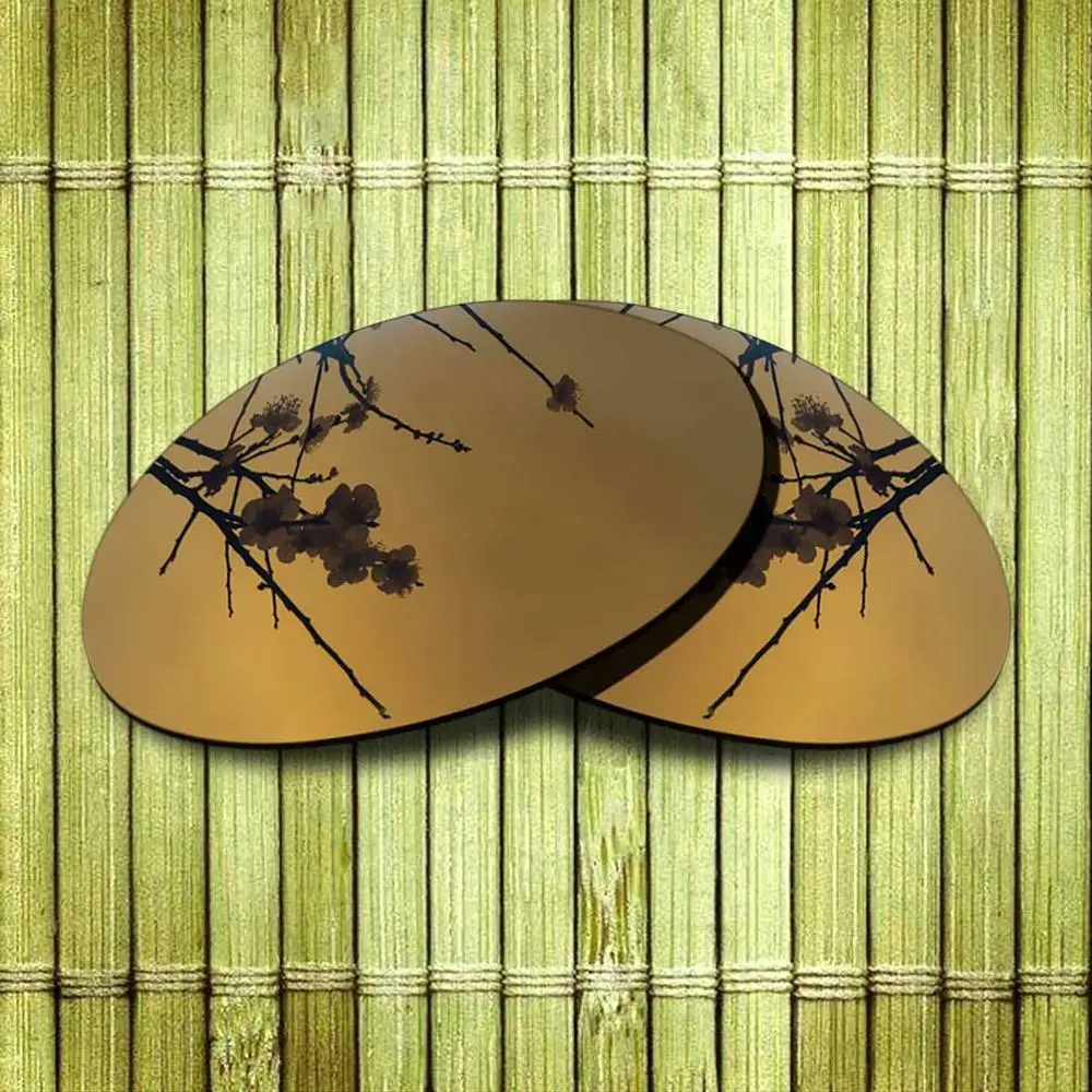 Copper Поляризованных Сменные линзы для-солнцезащитные очки Oakley Romeo 1 Солнцезащитные очки с оправой, True Цвет зеркальное покрытие-варианты - Цвет линз: Copper