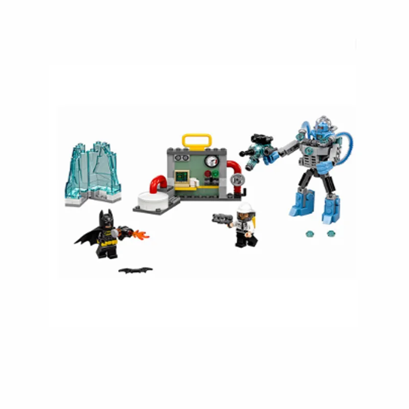 

Compatible legoing citys batmaning Super Heroes Mr. Freeze Ice Attack sets 07049 Man-Bat Model Building Blocks Toys for Children
