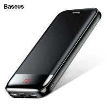 Baseus, 20000 мА/ч, внешний аккумулятор, 20000 мА/ч, ЖК-дисплей, USB C, PD, быстрая зарядка, внешний аккумулятор, портативное зарядное устройство для Xiaomi, повербанк Baseus, 20000 мА/ч, внешний аккумулятор, 20000 мА/ч, ЖК-дисплей, USB C, PD, быстрая зарядка, внешний аккумулятор, портативное зарядное устройство для Xiaomi, повербанк