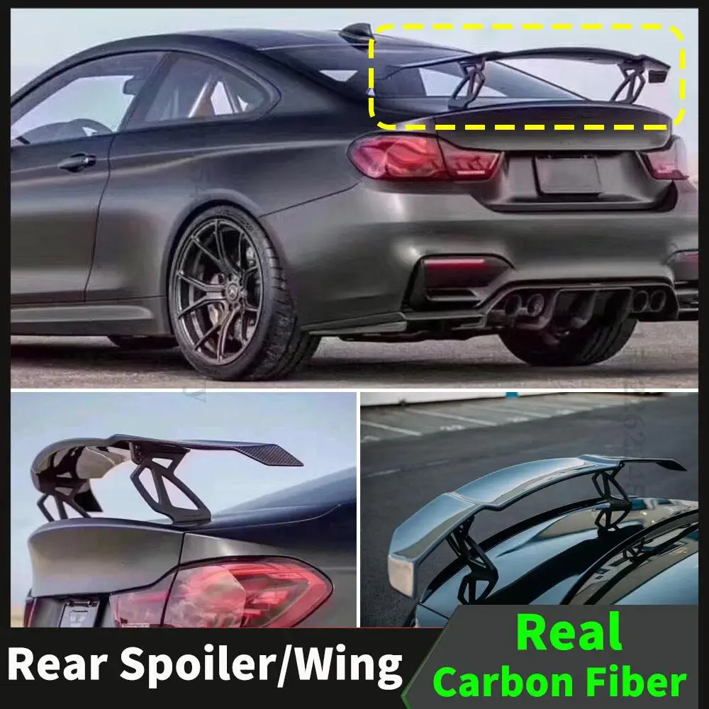 

Rear Trunk Spoiler Wing For BMW E36 E46 E90 F30 F35 F10 F20 F80 M3 F82 M4 M5 F90 M6 G20 G30 Vorsteiner GT True Real Carbon Fiber