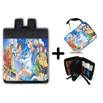

PACK BACKPACK AND CASE IKA MUSUME school