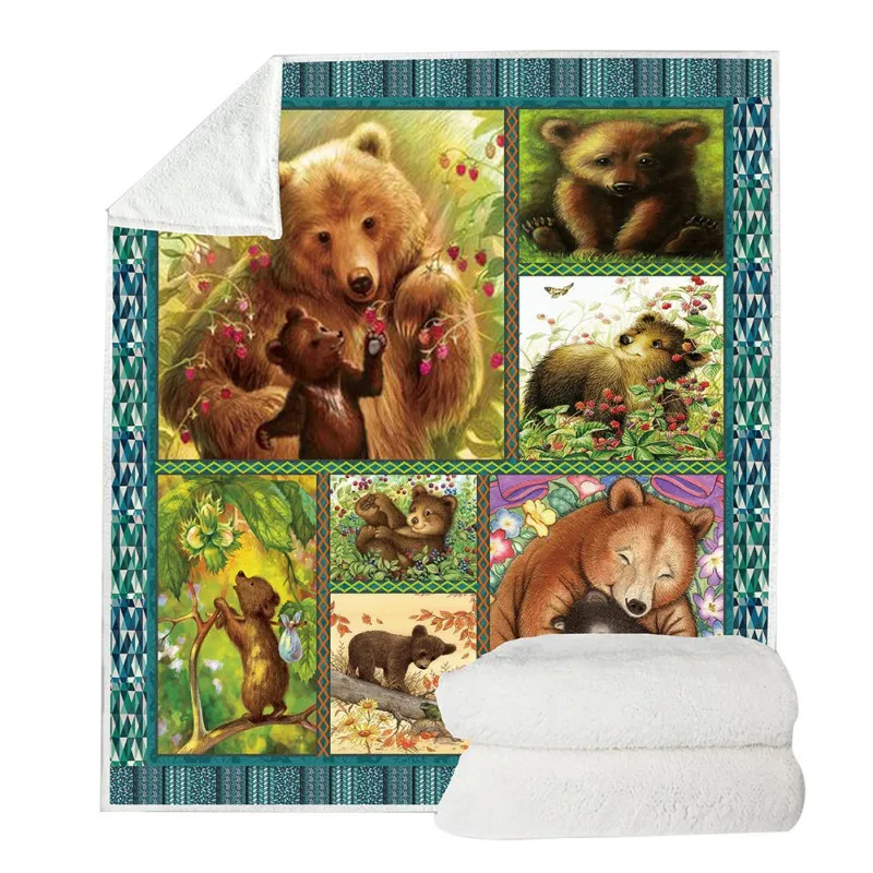 E Хрустальное бархатное одеяло на искусственном меху, Флисовое одеяло с двойной стороной, одеяло для детей и взрослых - Цвет: E