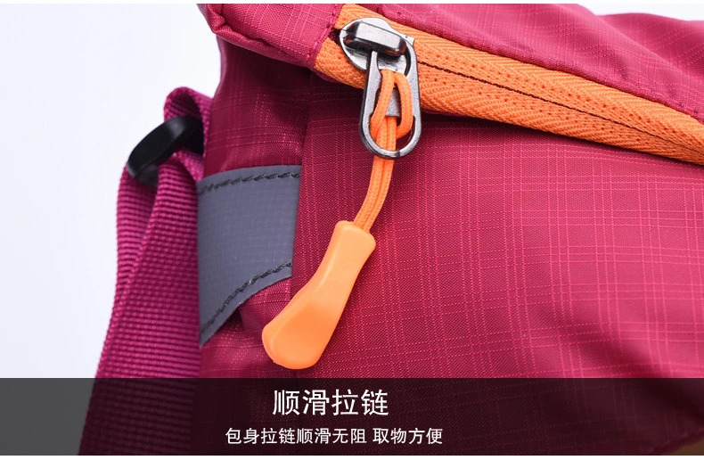 Unisex fashion outdoor folding water repellent nylon bag Fold  Zipper Water Repellent School Rucksack Shoulder Bag Coin Bag 820