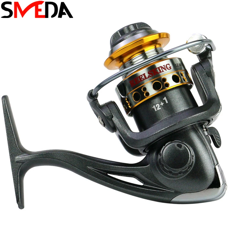 

Durable Lightweight Spinning Fishing Reels With Smooth 13 Stainless Powerful Carbon Fiber Drag High-Capacity Aluminum