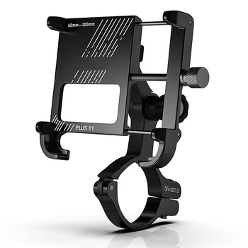 

Adjustable Aluminum Bike Phone Holder Bicycle Mobile Phone Navigation Fixed Bracket Clip for Bicycle MTB Scooter Motorbike
