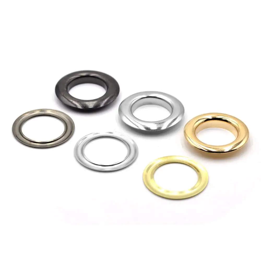 Eyelet grommet ring kit Eyelet grommet ring Grommet eyelet kit 10sets 20mm Silver Gold Black Brass Material Big Size Silver Grommet Eyelet With Washer Fit Leather DIY Craft Shoes Belt Cap
