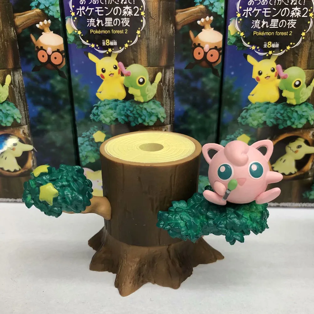 TAKARA TOMY карманный монстр Покемон кукла на дерево Eevee Snorlax детские подарки модель игрушки Пикачу фигурка 8 шт./компл