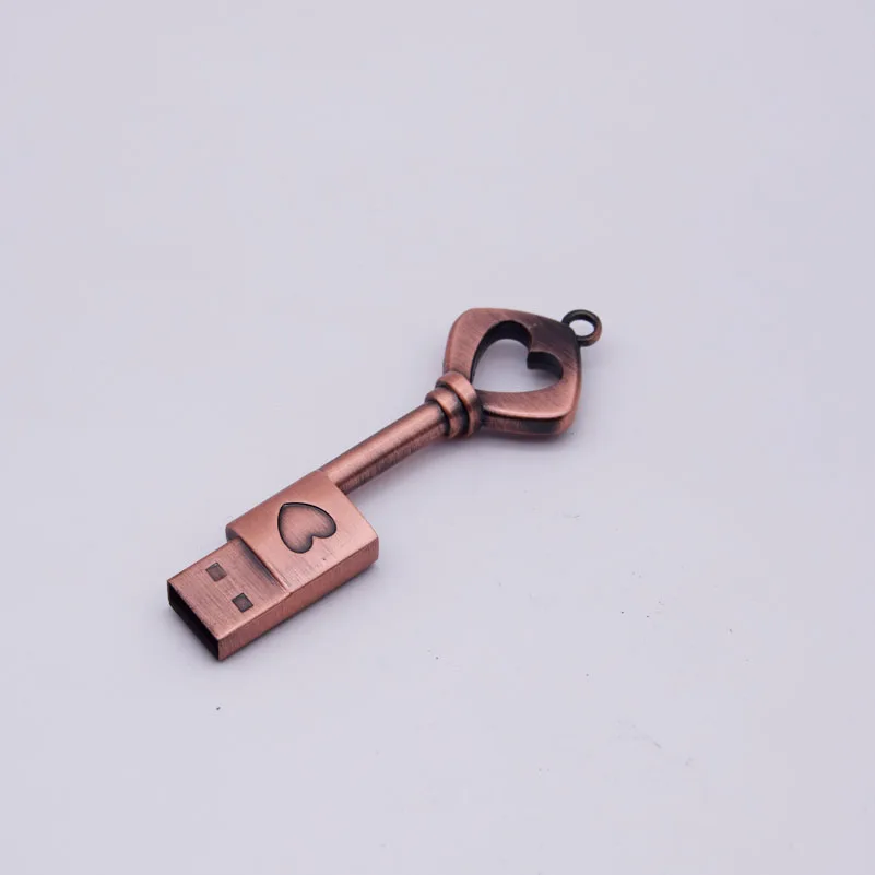 Креативный USB флеш накопитель с сердечком 2 0 Флешка карта памяти 128 МБ 32 ГБ 16 8 4