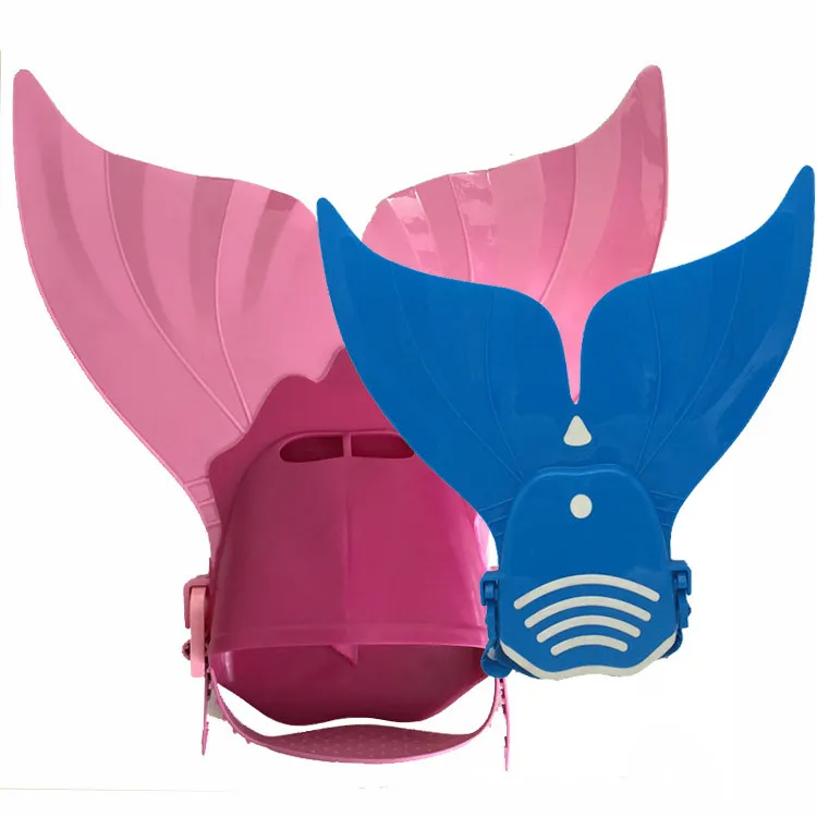 

New Style Mermaid One-piece Swim Fins Monolithic Swim Fins Kids Swimming Flippers Tail of Swim Fins