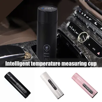 

Smart Vacuum Cup Temperature Display Stainless Steel Water Thermal Mug with LCD TouchScreen HKS99